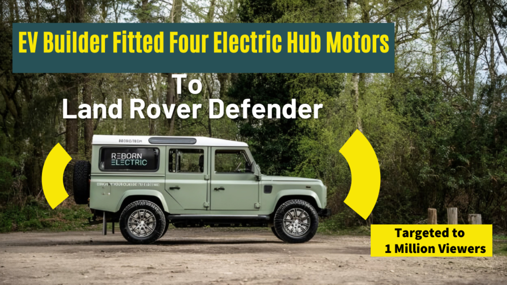 Electric vehicle (EV) Land Rover Defender